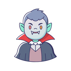 vampire vector icon, vampire vector illustration - simple illustration of vampire, perfect for logos and icons vampire