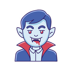 vampire vector icon, vampire vector illustration - simple illustration of vampire, perfect for logos and icons vampire