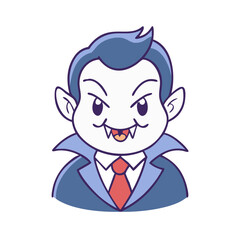 vampire vector icon, vampire vector illustration - simple illustration of vampire, perfect for logos and icons vampire