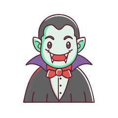 vampire vector icon, vampire vector illustration - simple illustration of vampire, perfect for logos and icons vampire