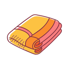 blanket for warmth vector icon, blanket for warmth vector illustration - simple illustration of blanket for warmth, perfect for logos and iconsblanket for warmth