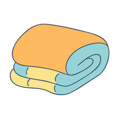 blanket for warmth vector icon, blanket for warmth vector illustration - simple illustration of blanket for warmth, perfect for logos and iconsblanket for warmth