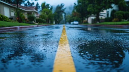 Resilience motion capturing rainsoaked suburbs urban dynamic perspective focus overcoming adversity