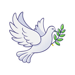 peace dove vector icon, peace dove vector illustration - simple illustration of peace dove, perfect for logos and icons peace dove