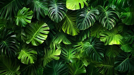 peaceful nature in sunlit forest clearing with green trees