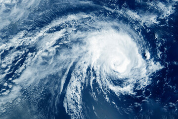 Hurricane, storm from space. Elements of this image furnished by NASA