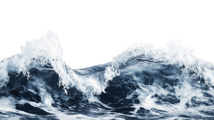 Splash of sea wave transparent background