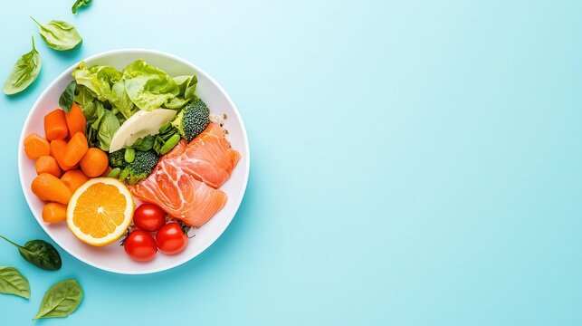 A splitscreen of a healthy meal vs a processed, toxic meal, contrasting food choices and health risks