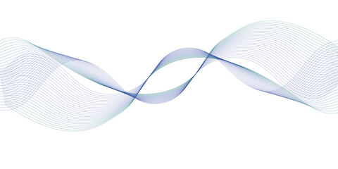 Abstract wavy information technology smooth wave lines background. Design used for banner, presentation, web design, cover, web, flyer, card, poster, texture, slide, magazine, data visualization.	
