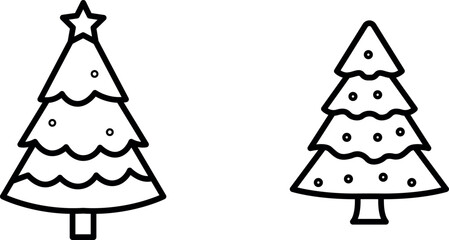 "Christmas Tree Icon Representing Festive Decorations, Holiday Spirit, and Christmas Celebrations"