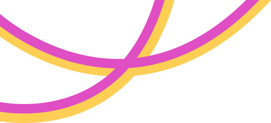 Curved lines birthday party decorations are colorful