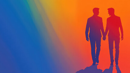 Gay couple signing a marriage contract and celebrating their love, marking a joyful and meaningful wedding moment