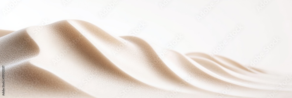 Aufkleber Soft, undulating ripples create a mesmerizing pattern resembling gentle dunes on a textured surface, evoking a sense of tranquility and fluidity with its delicate curves and subtle shadows