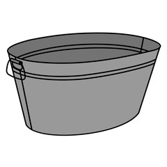 Zinc tub