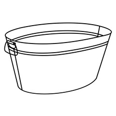 Zinc tub