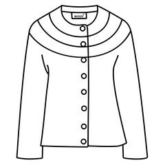 Wool cardigan