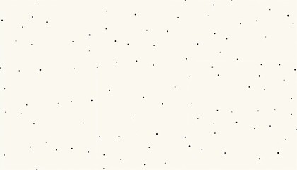Minimalist Polka Dot Pattern in Black and White for Modern Design with Copy Space