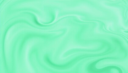 Abstract Fluid Swirls in Soothing Light Green Tones