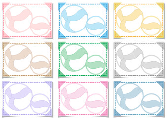 バレーボール■バレーボールのメッセージカードセット