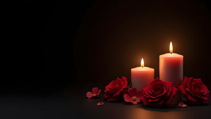 funeral memorial poster mockup