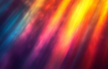 Abstract rainbow-colored blurred background