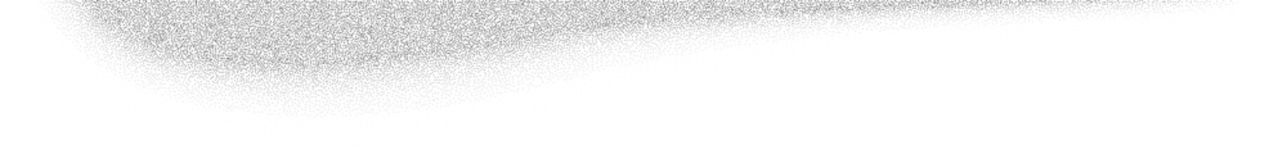 Obraz premium Noisy shadow. Grainy black dotted shade shape with stipple spray effect. Abstract soft halftone rectangle element. Fade bottom with grunge texture