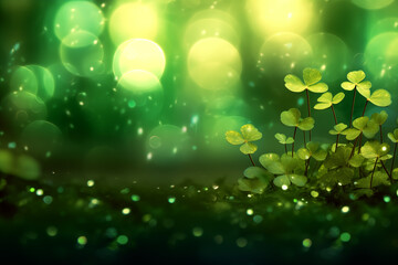 Obraz premium a BEAUTIFUL Banner or Background For St. Patrick's Day