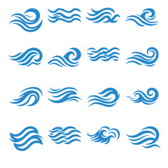 Flowing Elegance wave logo 