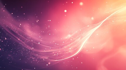 Obraz premium Abstract Pink and Orange Swirling Light Design