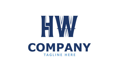 HW H hw initial logo | initial based abstract modern minimal creative logo, vector template image. luxury logotype logo, real estate homie logo. typography logo. initials logo