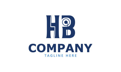 HB H hb initial logo | initial based abstract modern minimal creative logo, vector template image. luxury logotype logo, real estate homie logo. typography logo. initials logo