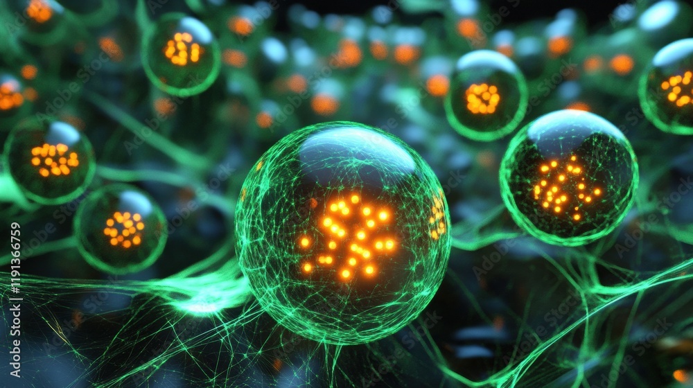 Poster viruses invading cells with a focus on dynamic interactions and complex structures under magnificati