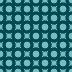 Green seamless retro pattern