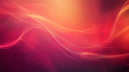 Fototapeta premium Abstract Red and Orange Wave Design Background