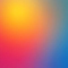 Obraz premium Yellow merge with red and green gradient background