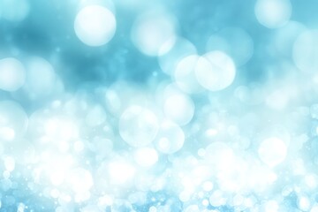 Obraz premium Blue bokeh lights, blurred background, sparkle texture, festive design