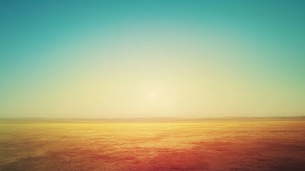 Obraz premium Vast Desert Landscape Under a Tranquil Sky