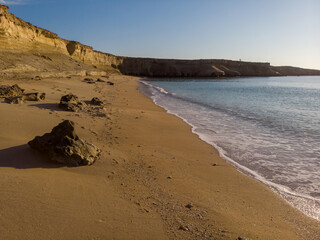 Beautiful beach in Hengam Island, in Persian Gulf of Iran