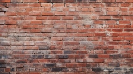 Obraz premium Old brick wall texture background. Red brick wall texture background.