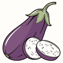 eggplant illustration