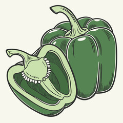 green capsicum