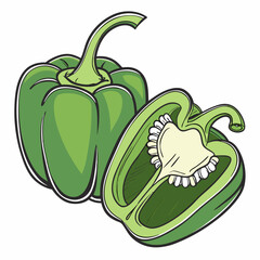 green capsicum