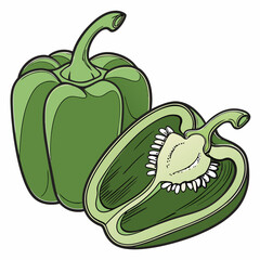 green capsicum