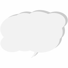 The speech bubble is voluminous.