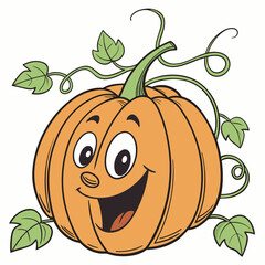 pumpkin isolated on white background
