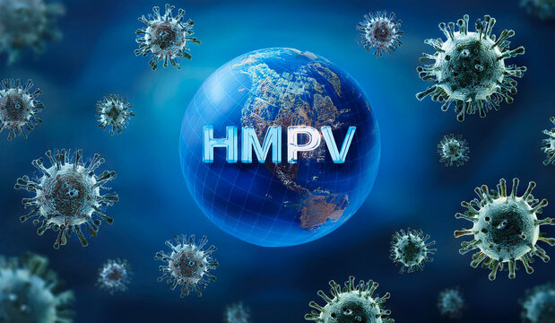 Hmpv human metapneumovirus attacking planet earth