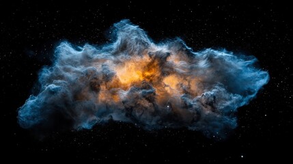 Fototapeta premium A large cloud of space dust is floating in the sky