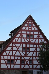 Historisches Fachwerkhaus im Zentrum der Gemeinde Empfingen im Nordschwarzwald
