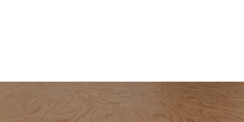 wood floor on isolated empty background