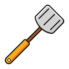 kitchen spatula isolated on white